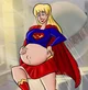 Pregnant Supergirl