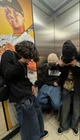 2 boys in a elevator