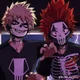 Kirishima and Bakugo