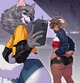 Two furry femboys
