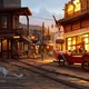 Old western town