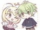 Rantaro and Kaede 