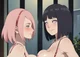 Sakura and Hinata