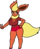 Sexualized Flareon