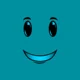 cyan smile