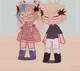 Bakumari siblings AU