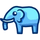 blue elephant