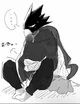 Tokoyami cuddling