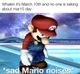 Sad mario
