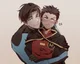 Nightwing and Robin