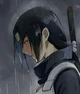Itachi in the rain