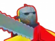 Red Chainsaw Battler