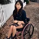 Disabled girl