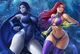 Starfire and Raven