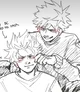 Kirishima and Bakugo
