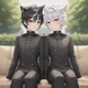 Twin cat boys