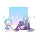 Doraemon and Miku 