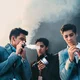 Vaping teenagers