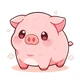 The cute pig 