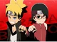 Boruto y Sarada 