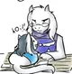 Toriel and Temmie 