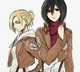 Mikasa and Annie
