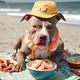 beach dog