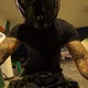 Motociclista bebe