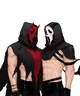 Devil and Ghost face