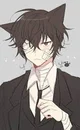 Dazai osamu -Cat AU-