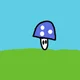 Blue Mushroom