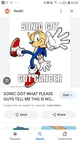 Sonic has cancer 