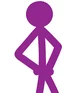 Purple Stickman