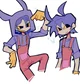 Purple trio 