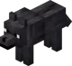 Minecraft Black Wolf