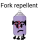 Fork repellent