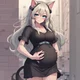 pregnant cat girl