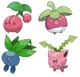 4 little Pokemon
