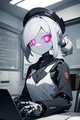 Teacher female robot
