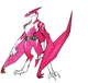 Pink pterodactyl