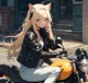 Kitty the Biker 