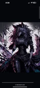 Goth female wolf