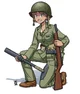 US Marine girl