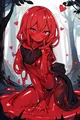 Red slime girl