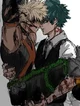 V deku and bakugo