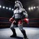 Boxing Zebra