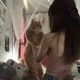 Cat lover girl 