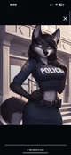 Eliza the furry  cop