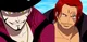 Shanks y Mihawk