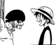 Zoro and luffy